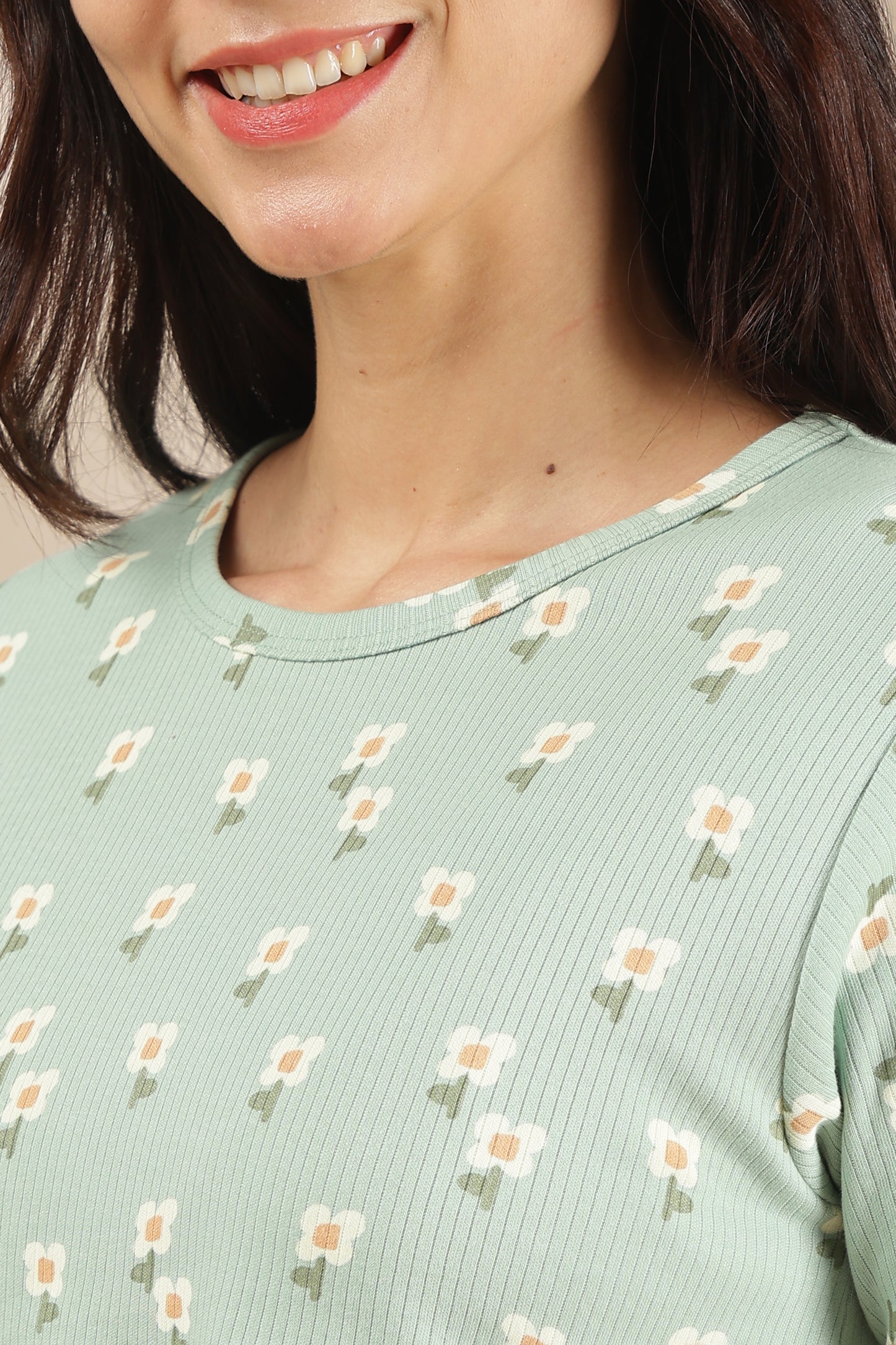 MATERNITY COORDS | ZIPLESS T-SHIRT WITH PANTS |RIBBED COTTON  |INTRODUCTORY PRICE | FLORAE