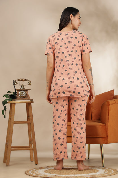 MATERNITY COORDS | ZIPLESS T-SHIRT WITH PANTS | RIBBED COTTON  |INTRODUCTORY PRICE | STELLAR
