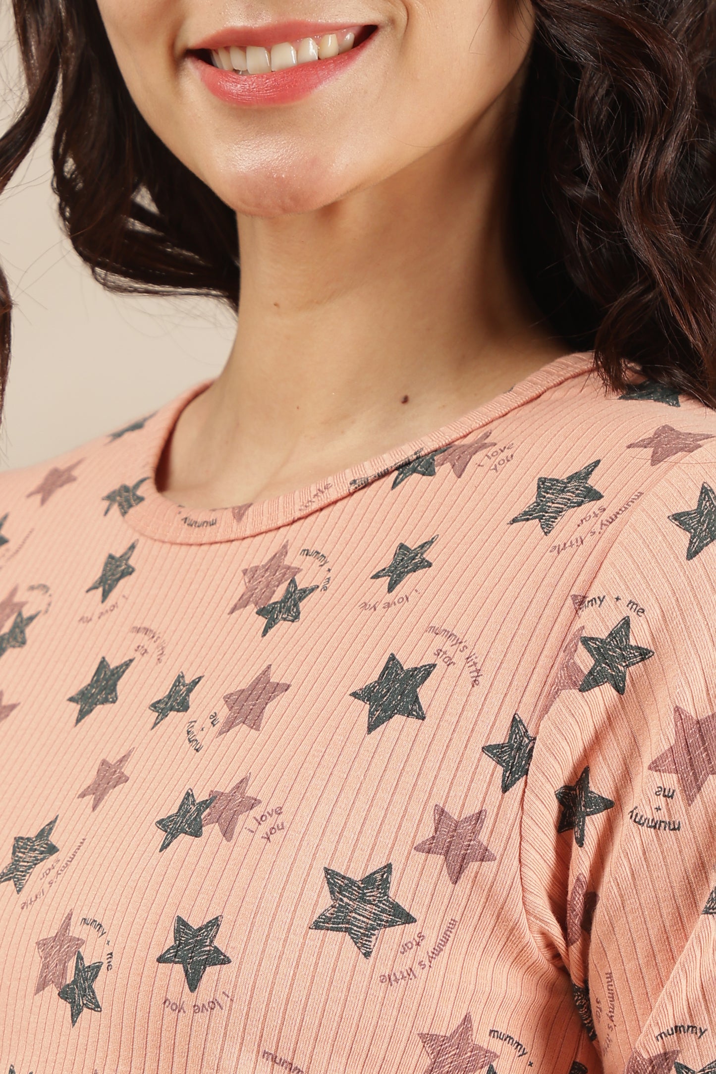 MATERNITY COORDS | ZIPLESS T-SHIRT WITH PANTS | RIBBED COTTON  |INTRODUCTORY PRICE | STELLAR