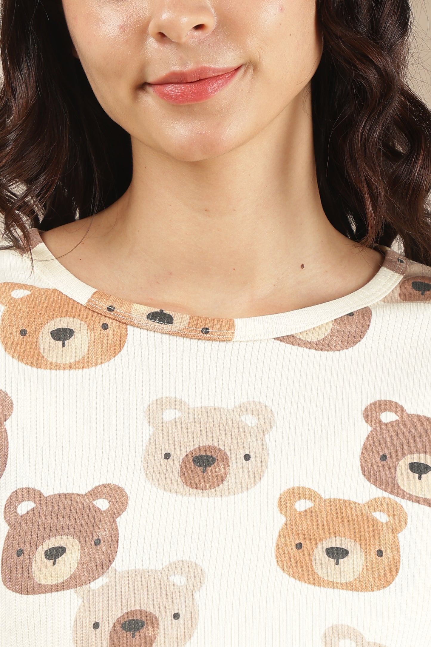 MATERNITY COORDS | ZIPLESS T-SHIRT WITH PANTS |RIBBED COTTON  |INTRODUCTORY PRICE | TOFFEE