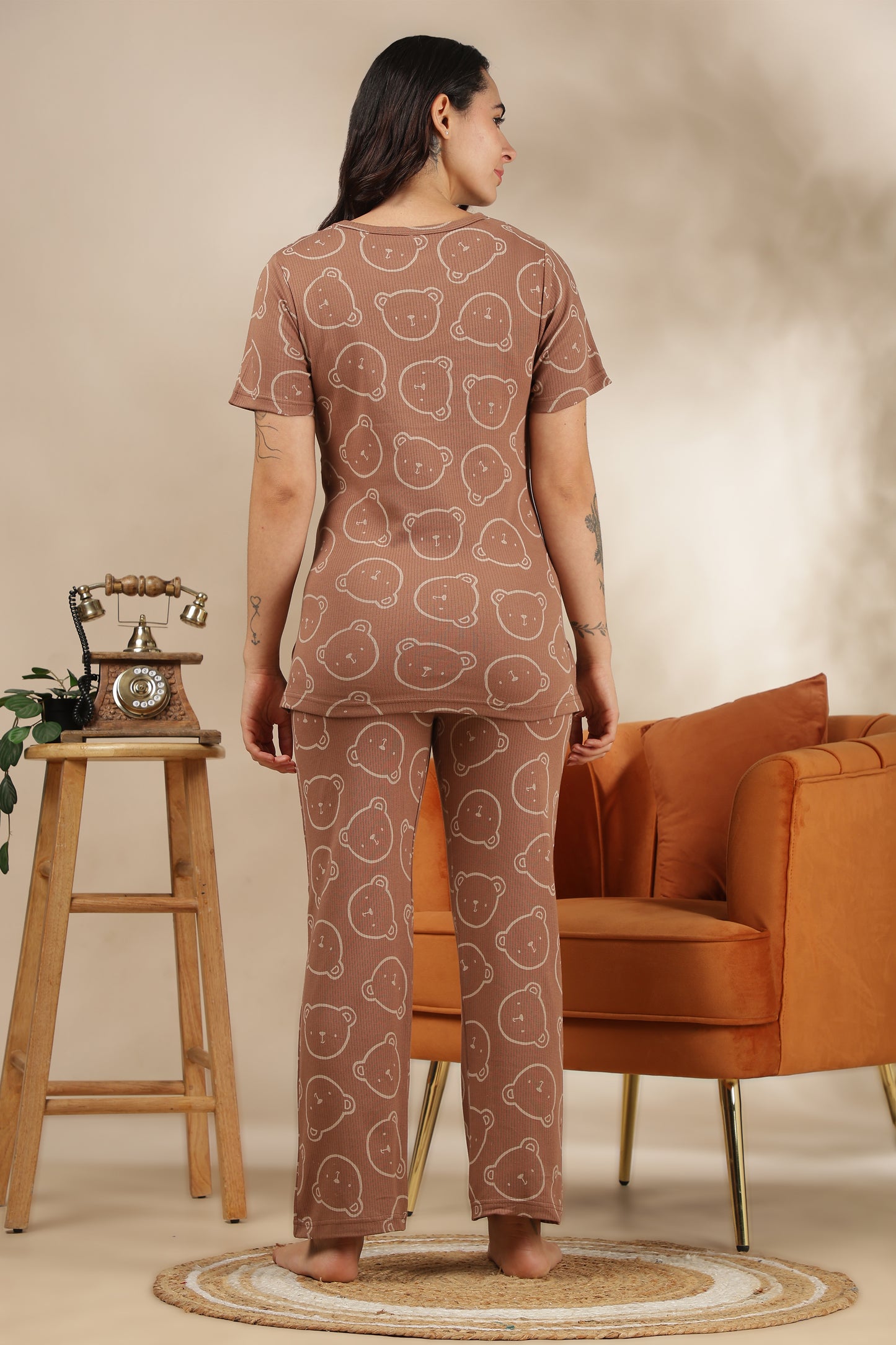 MATERNITY COORDS | ZIPLESS T-SHIRT WITH PANTS |RIBBED COTTON  |INTRODUCTORY PRICE | TEDDY BLISS