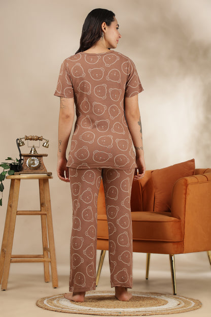 MATERNITY COORDS | ZIPLESS T-SHIRT WITH PANTS |RIBBED COTTON  |INTRODUCTORY PRICE | TEDDY BLISS