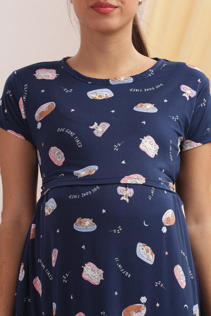 ZIPLESS MATERNITY WEAR | SHORTSLEEVE | MIDNIGHT MAMA