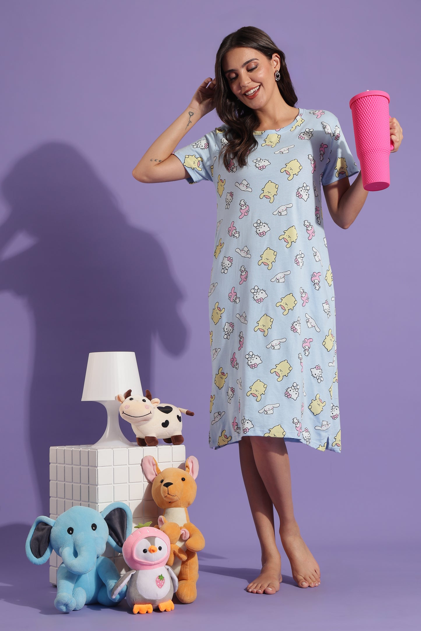 Luxe Long T-Shirt - Casual Comfort - Plushie