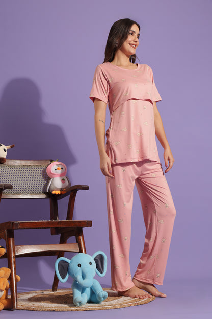MATERNITY COORDS | ZIPLESS T-SHIRT WITH PANTS |SPUN |INTRODUCTORY PRICE | SUGARCLOUD MAMA