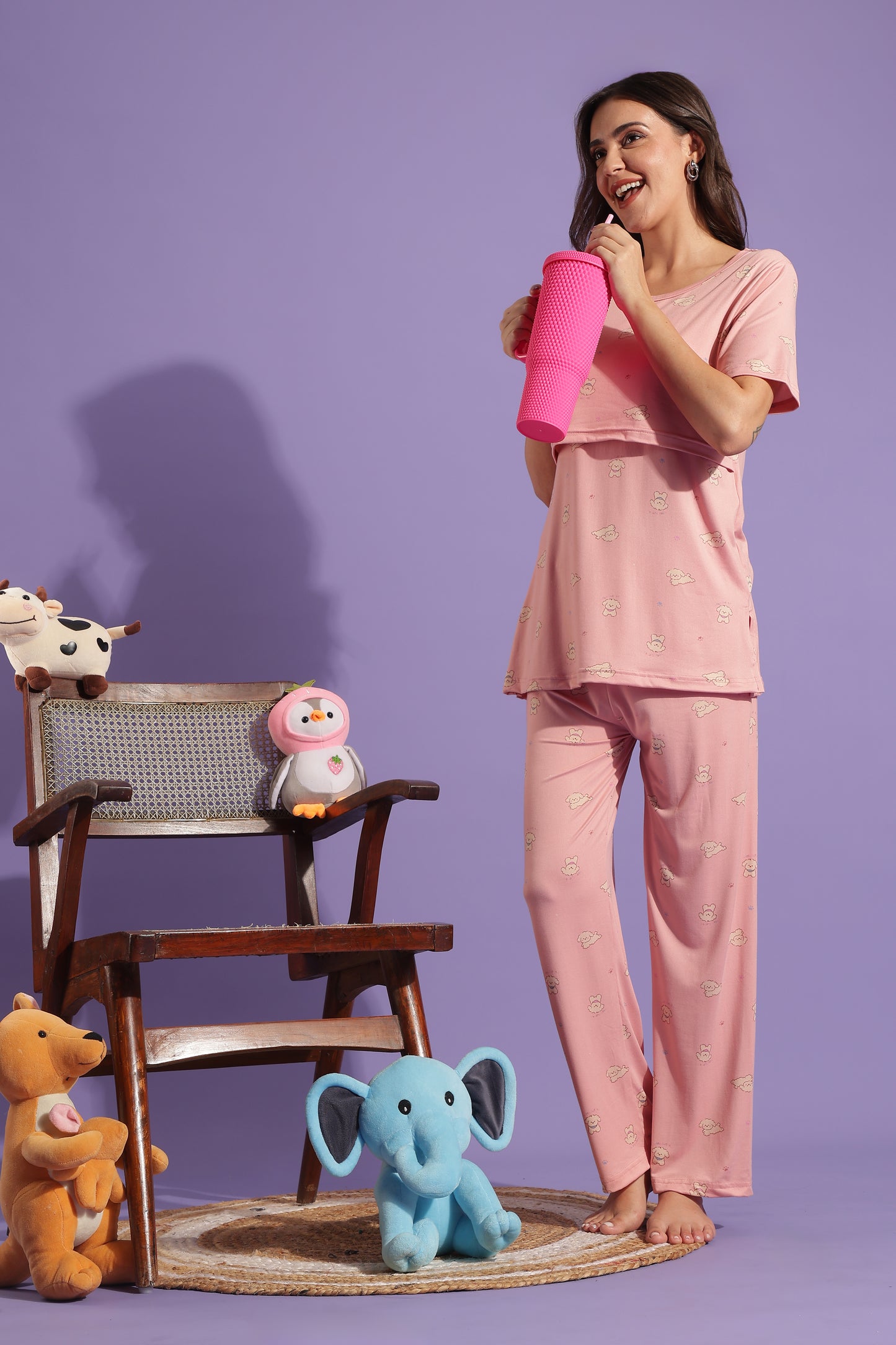 MATERNITY COORDS | ZIPLESS T-SHIRT WITH PANTS |SPUN |INTRODUCTORY PRICE | SUGARCLOUD MAMA
