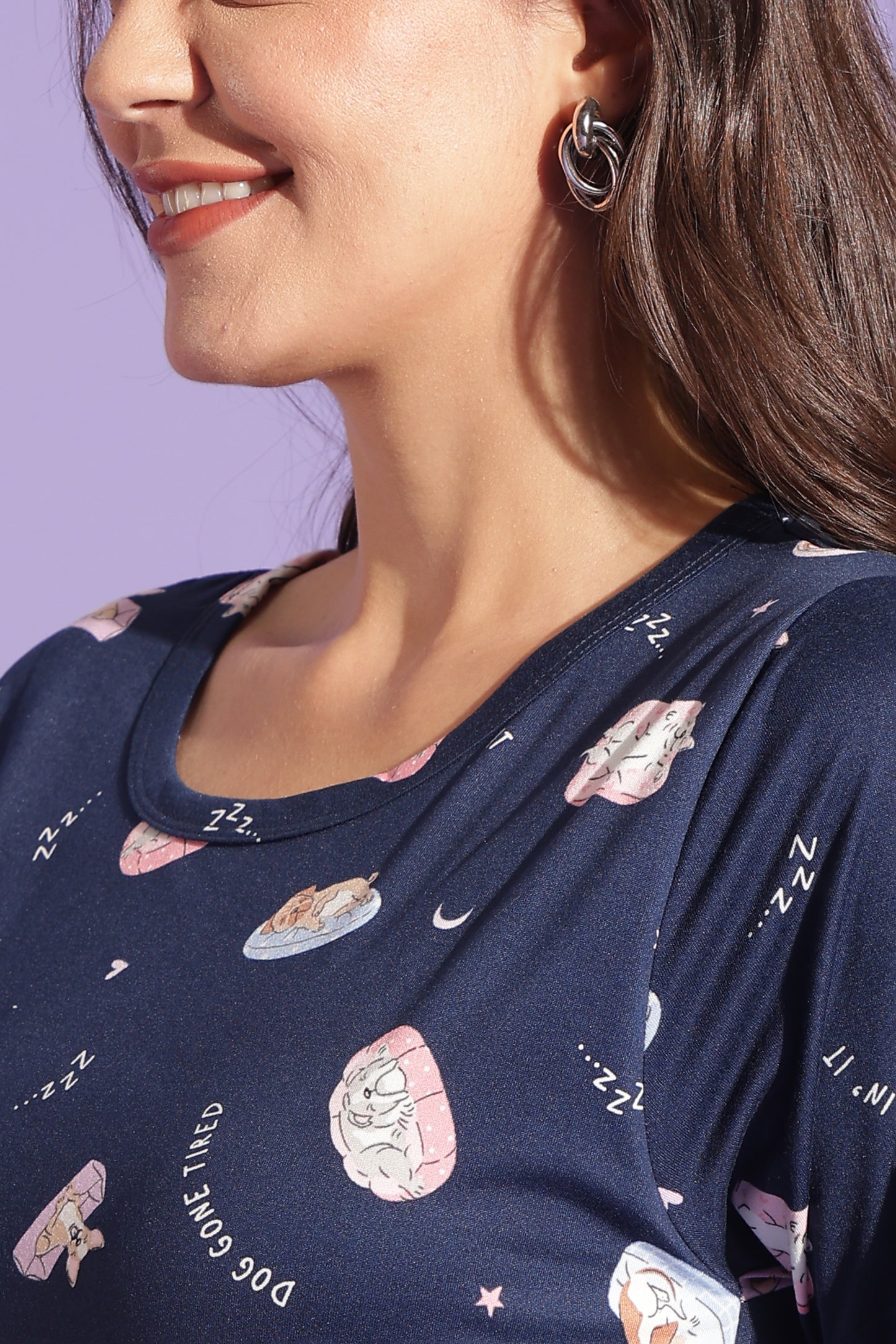 MATERNITY COORDS | ZIPLESS T-SHIRT WITH PANTS |SPUN |INTRODUCTORY PRICE | MIDNIGHT MAMA