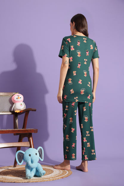 MATERNITY COORDS | ZIPLESS T-SHIRT WITH PANTS |SPUN |INTRODUCTORY PRICE | TEDDY DREAMS
