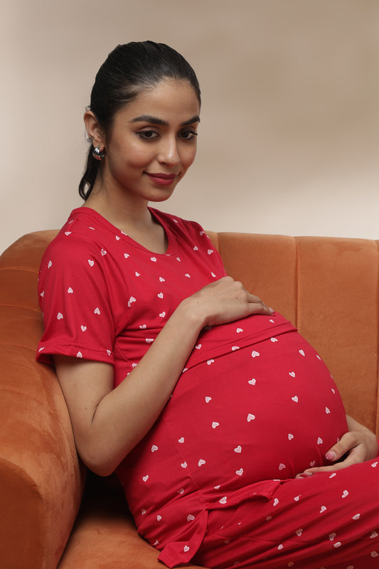 MATERNITY COORDS | ZIPLESS T-SHIRT WITH PANTS |SPUN |INTRODUCTORY PRICE | FIRST LOVE