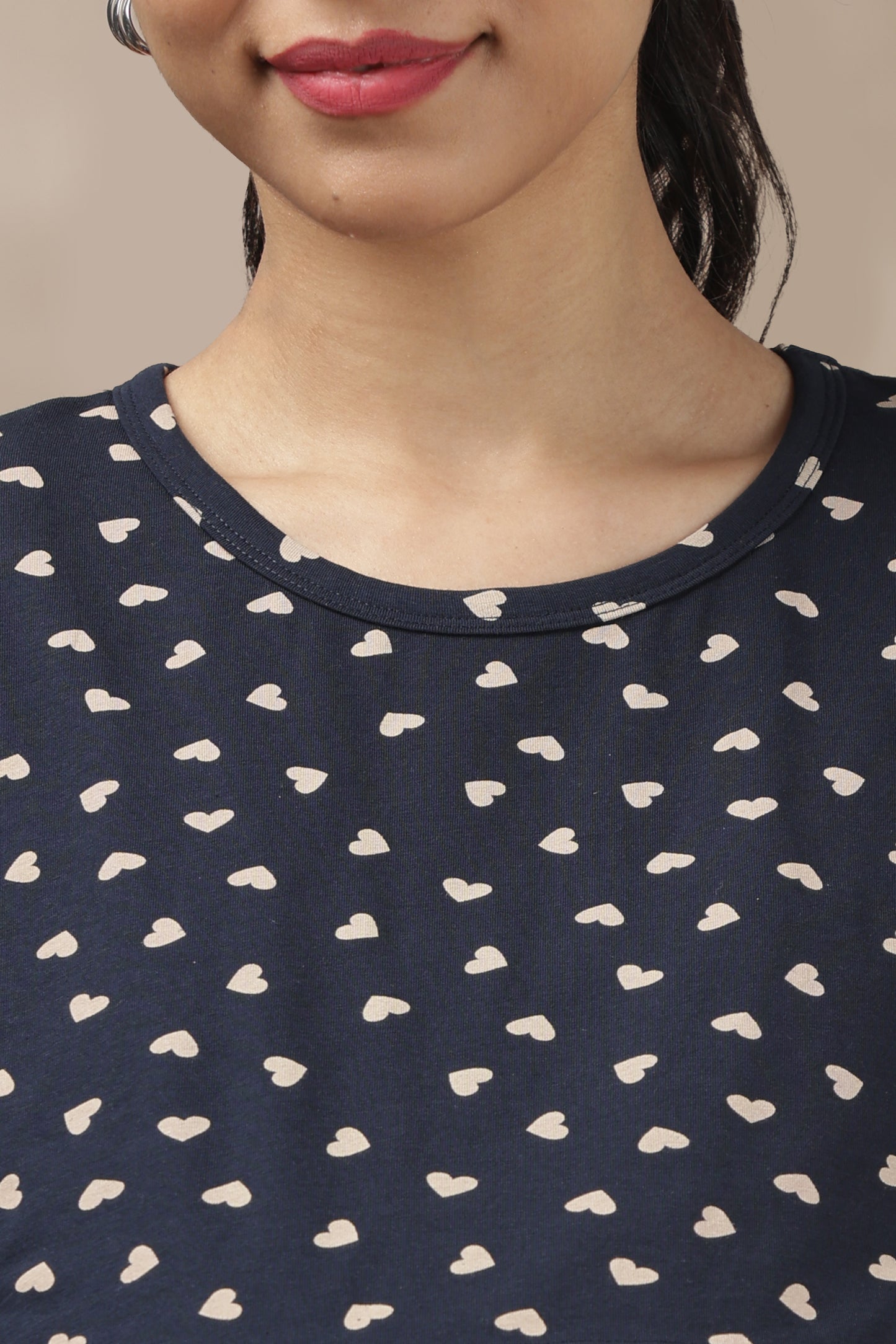 MATERNITY COORDS | ZIPLESS T-SHIRT WITH PANTS |SPUN |INTRODUCTORY PRICE | DREAMY NAVY