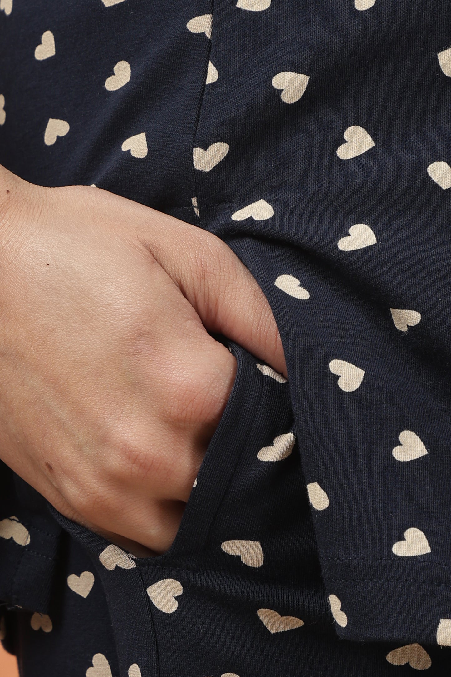 MATERNITY COORDS | ZIPLESS T-SHIRT WITH PANTS |SPUN |INTRODUCTORY PRICE | DREAMY NAVY