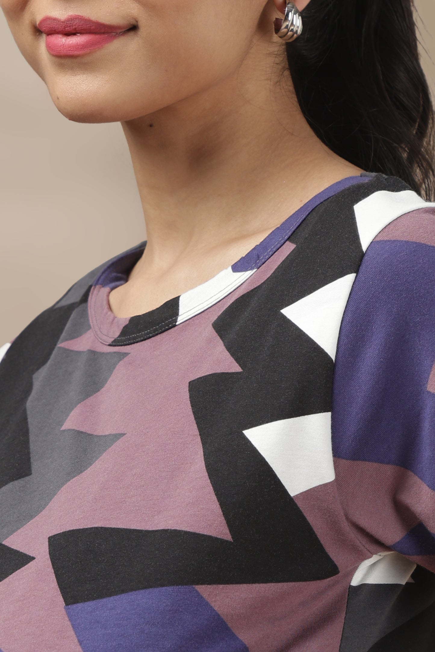 MATERNITY COORDS | ZIPLESS T-SHIRT WITH PANTS |SPUN |INTRODUCTORY PRICE | PATTERN PLAY