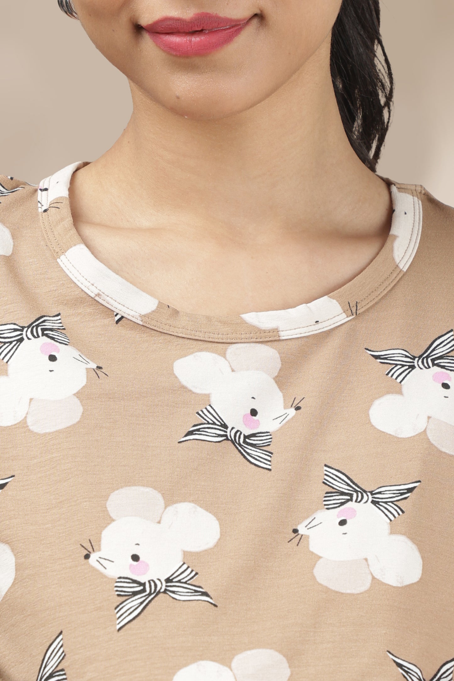 MATERNITY COORDS | ZIPLESS T-SHIRT WITH PANTS |SPUN |INTRODUCTORY PRICE | BUTTERCREAM POISE