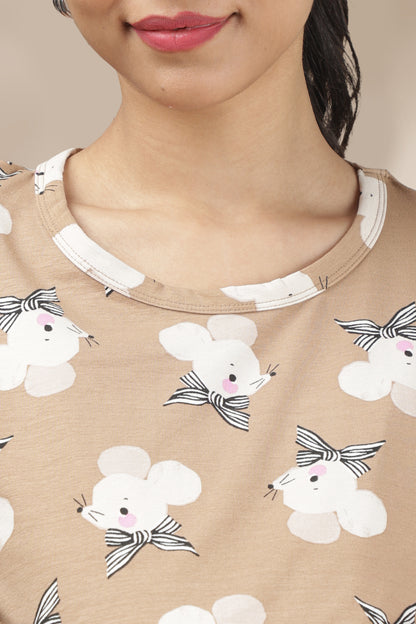 MATERNITY COORDS | ZIPLESS T-SHIRT WITH PANTS |SPUN |INTRODUCTORY PRICE | BUTTERCREAM POISE