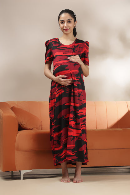 ZIPLESS MATERNITY WEAR | PUFFSLEEVE | SPUN | BOLD HARMONY