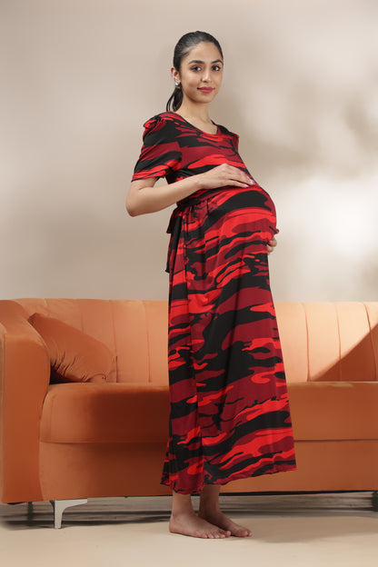 ZIPLESS MATERNITY WEAR | PUFFSLEEVE | SPUN | BOLD HARMONY
