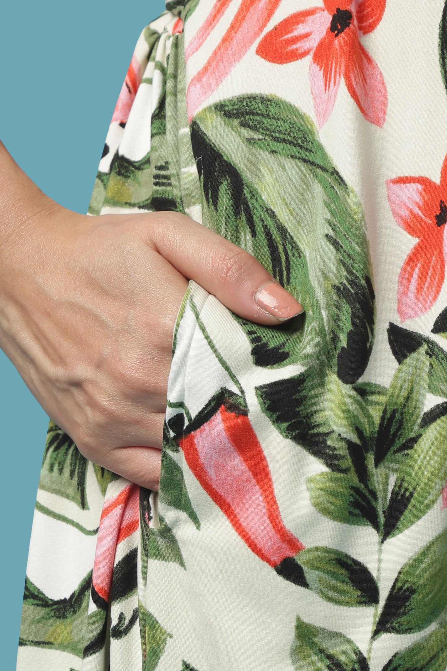 ZIPLESS MATERNITY WEAR | SHORTSLEEVE | SPUN | CORAL BLOOM