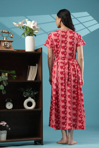 ZIPLESS MATERNITY WEAR | SHORT SLEEVE |SPUN |ENDLESS LOVE