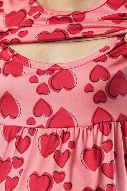 ZIPLESS MATERNITY WEAR | SHORT SLEEVE |SPUN |ENDLESS LOVE