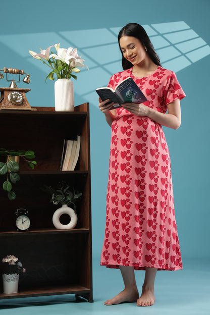 ZIPLESS MATERNITY WEAR | SHORT SLEEVE |SPUN |ENDLESS LOVE