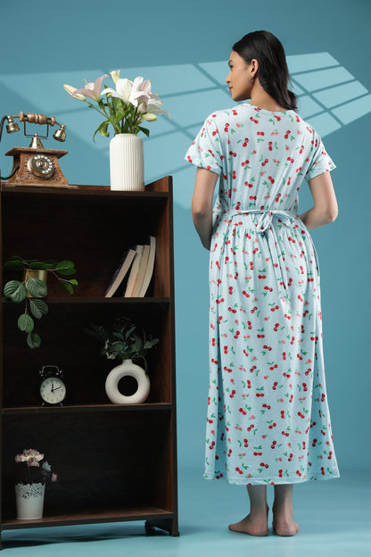 ZIPLESS MATERNITY WEAR | SHORT SLEEVE |SPUN | ORCHID DREAM