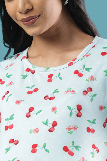 ZIPLESS MATERNITY WEAR | SHORT SLEEVE |SPUN | ORCHID DREAM