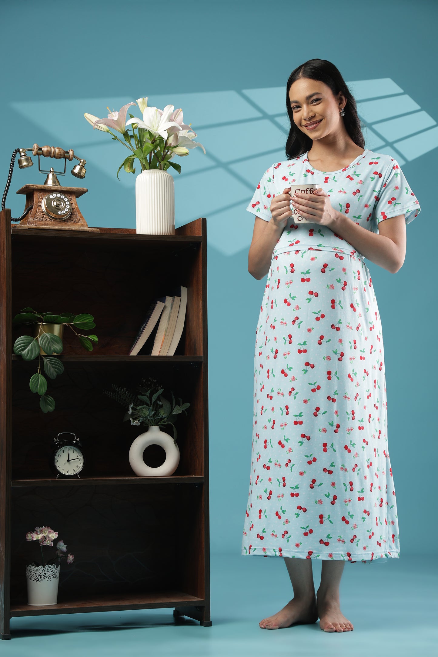 ZIPLESS MATERNITY WEAR | SHORT SLEEVE |SPUN | ORCHID DREAM