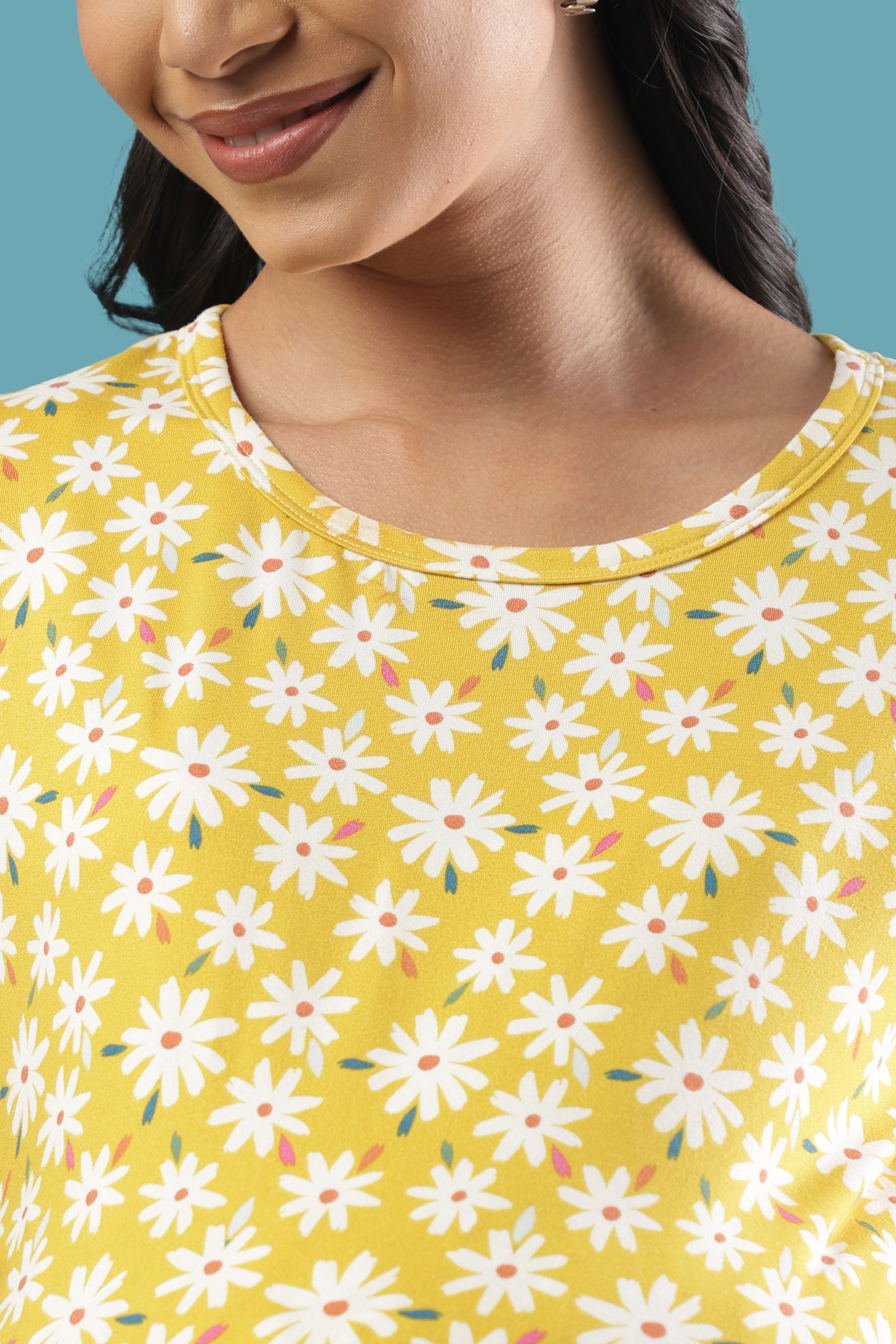 ZIPLESS MATERNITY WEAR | SHORT SLEEVE |SPUN |DAISY DELIGHT