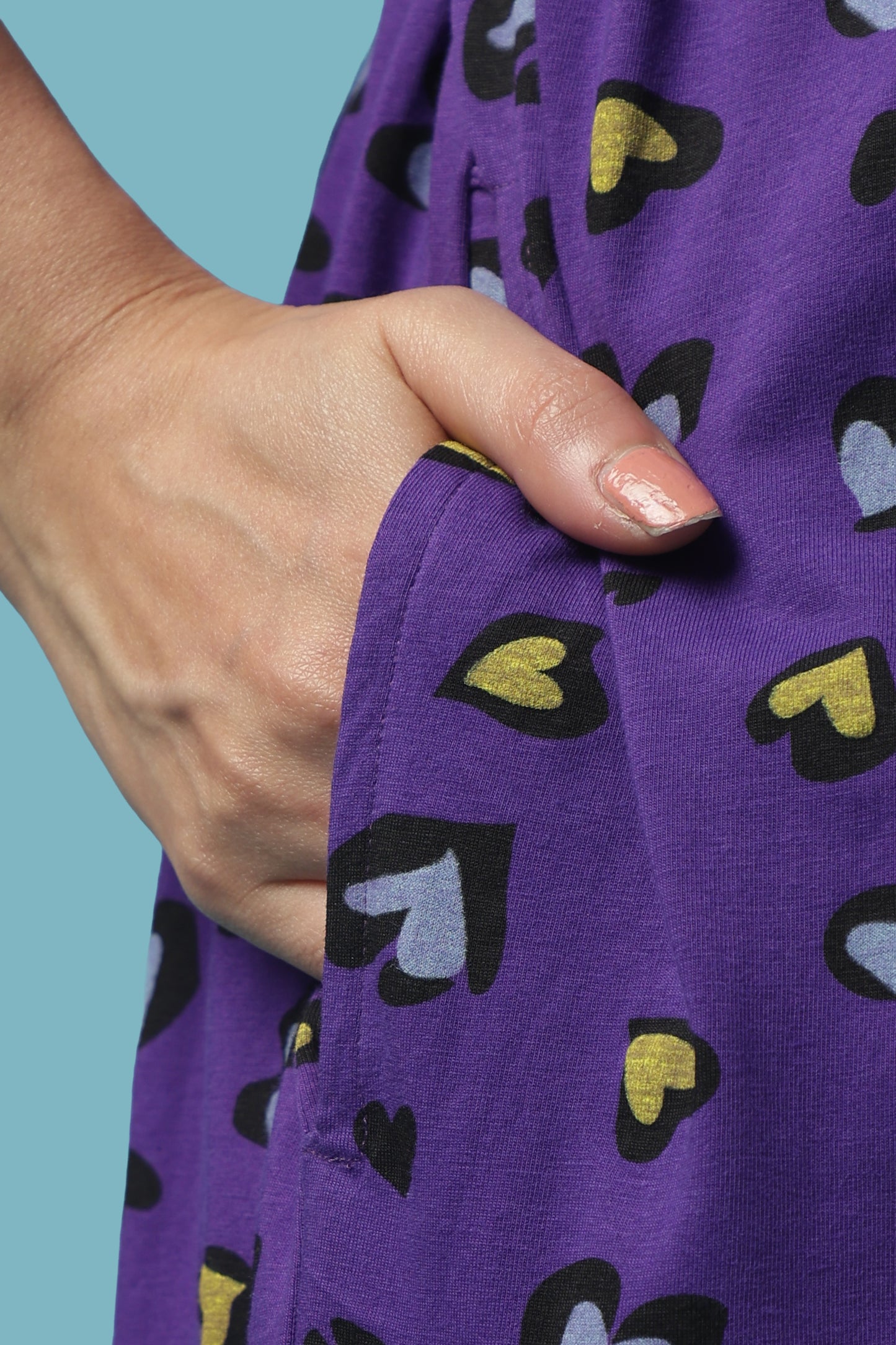 ZIPLESS MATERNITY WEAR | SHORT SLEEVE |KNITTED COTTON| LOVE DROPS