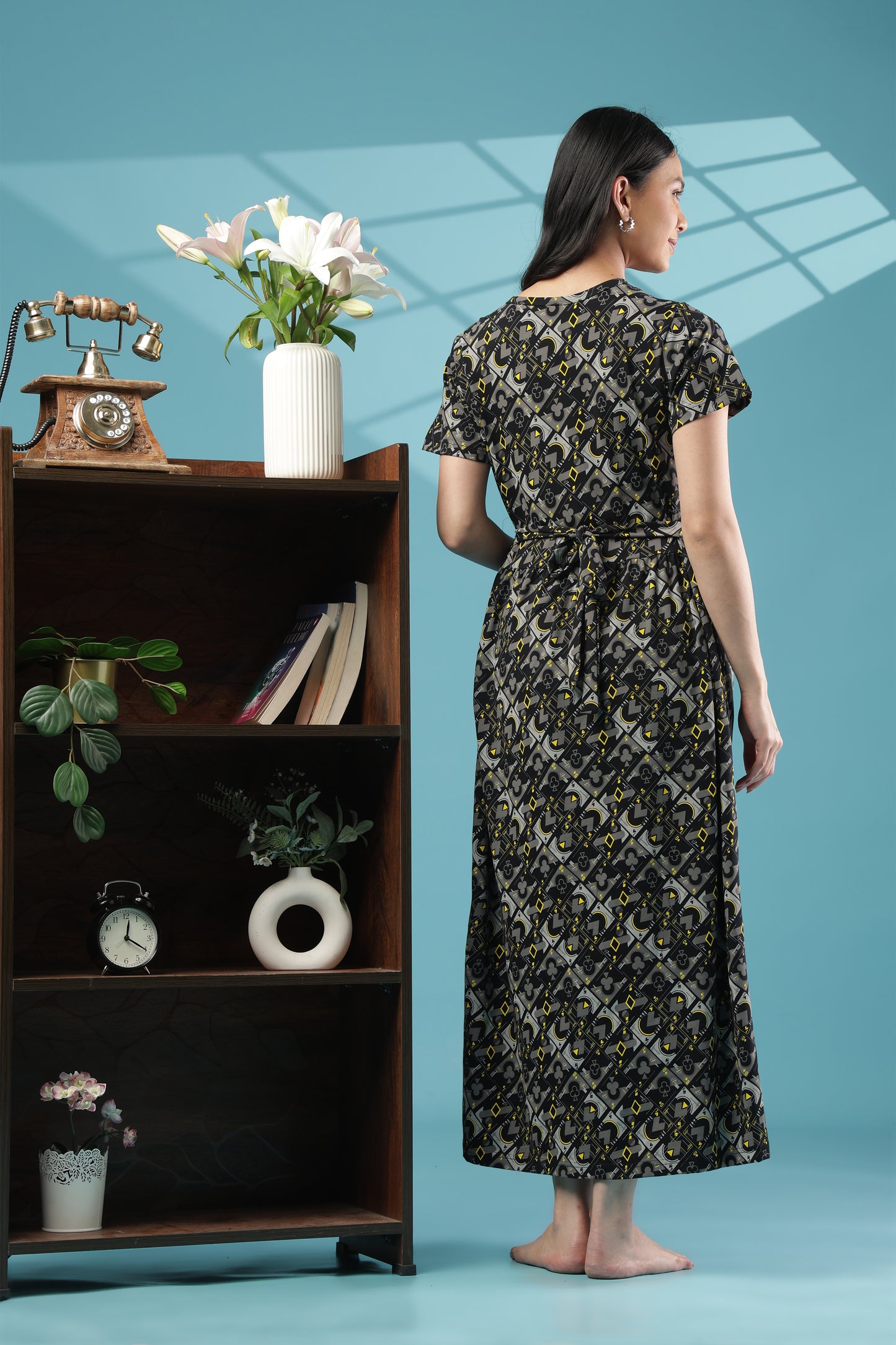 ZIPLESS MATERNITY WEAR | SHORT SLEEVE |KNITTED COTTON| ECLIPSE ELEGANT