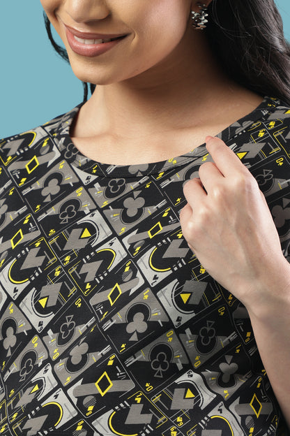 ZIPLESS MATERNITY WEAR | SHORT SLEEVE |KNITTED COTTON| ECLIPSE ELEGANT