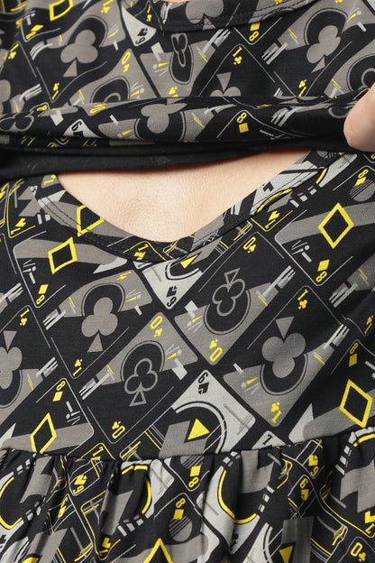 ZIPLESS MATERNITY WEAR | SHORT SLEEVE |KNITTED COTTON| ECLIPSE ELEGANT