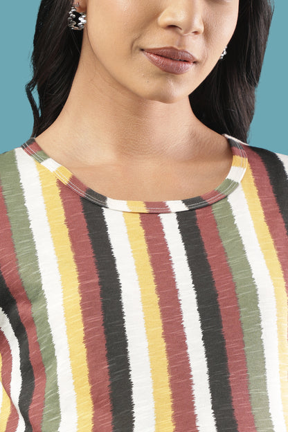 ZIPLESS MATERNITY WEAR | SHORT SLEEVE | KNITTED COTTON| SOFT HORIZON