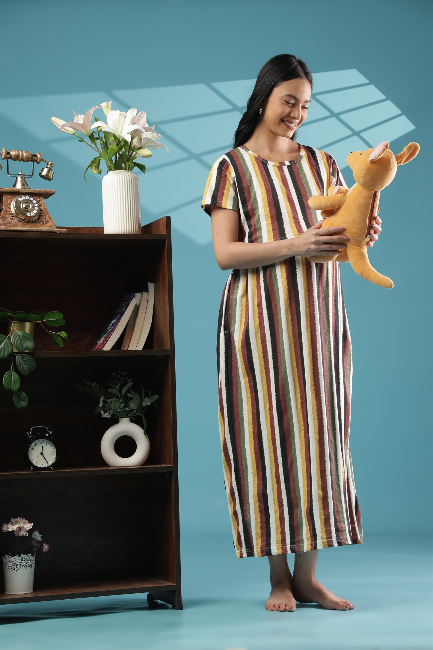 ZIPLESS MATERNITY WEAR | SHORT SLEEVE | KNITTED COTTON| SOFT HORIZON