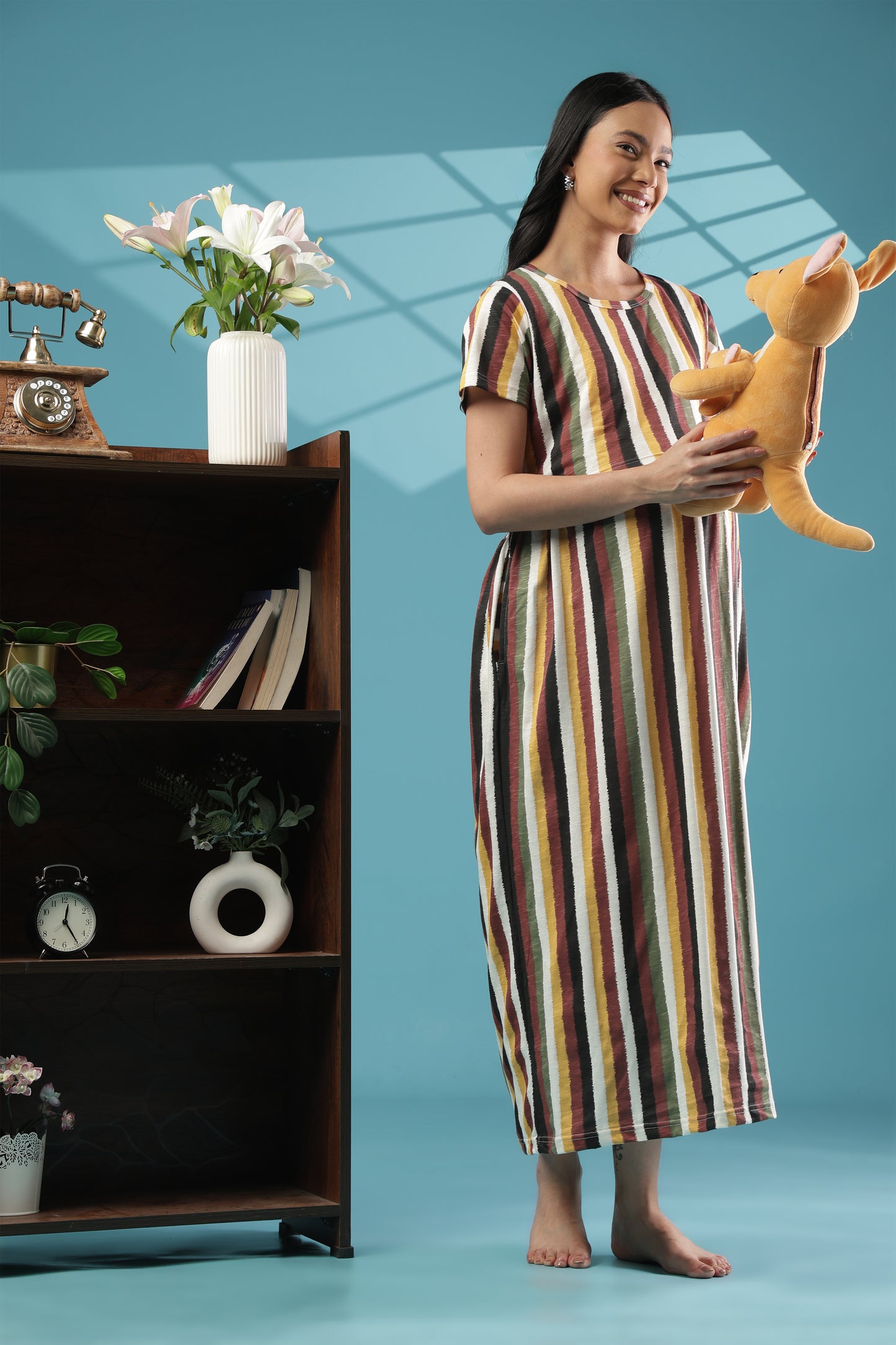 ZIPLESS MATERNITY WEAR | SHORT SLEEVE | KNITTED COTTON| SOFT HORIZON