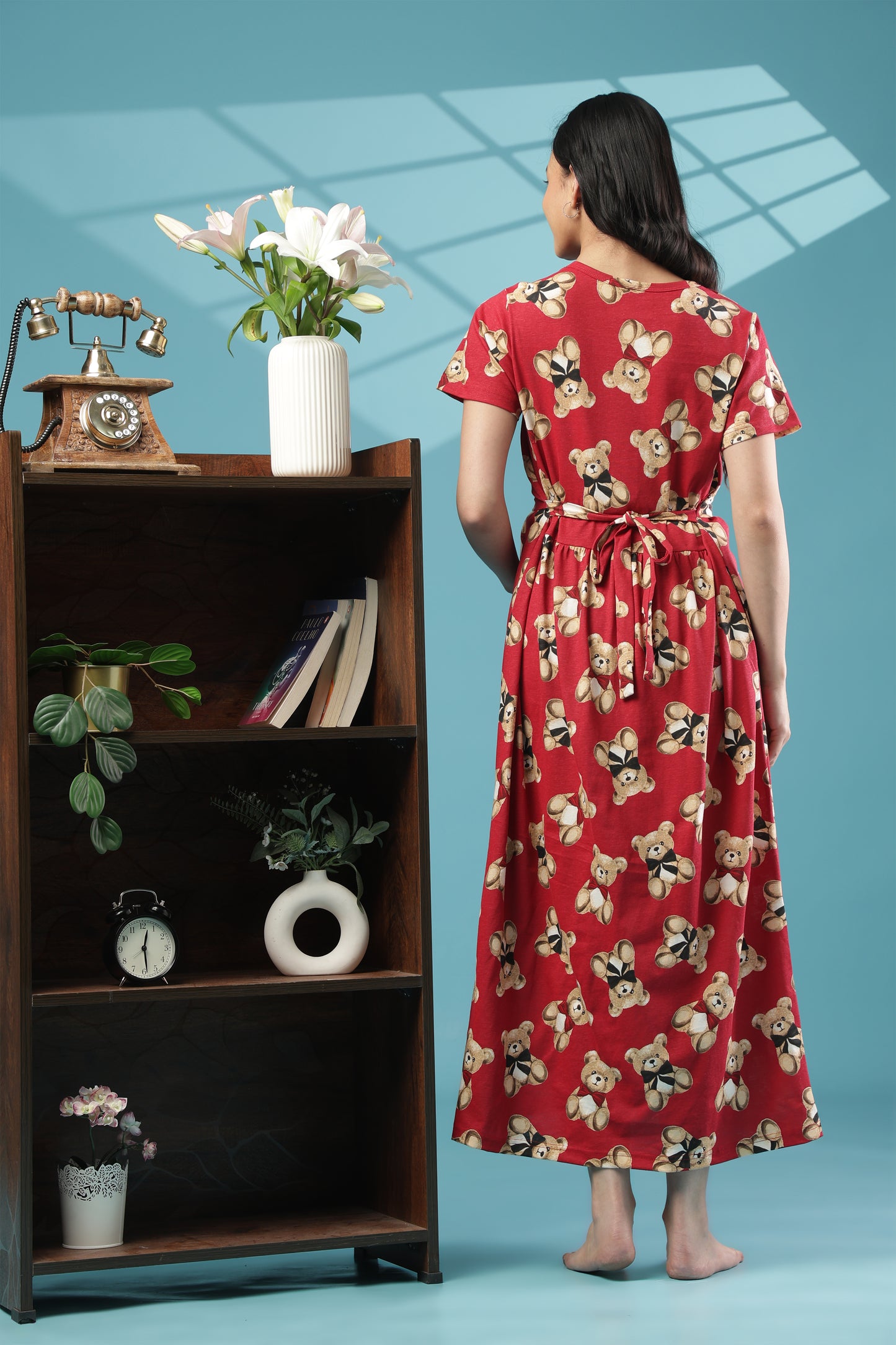 ZIPLESS MATERNITY WEAR | SHORT SLEEVE | KNITTED COTTON| TEDDY CUDDLE