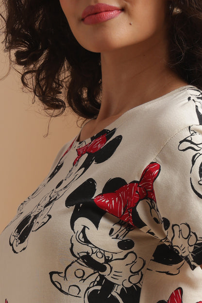 Luxe Long T-Shirt -Casual Comfort - Minnie's Day Out