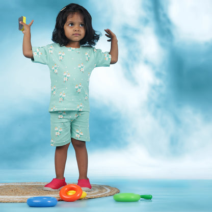 Coord Set |Relaxed Fit| Unisex |  Ribbed Cotton | AZO Free Dyes | Minty