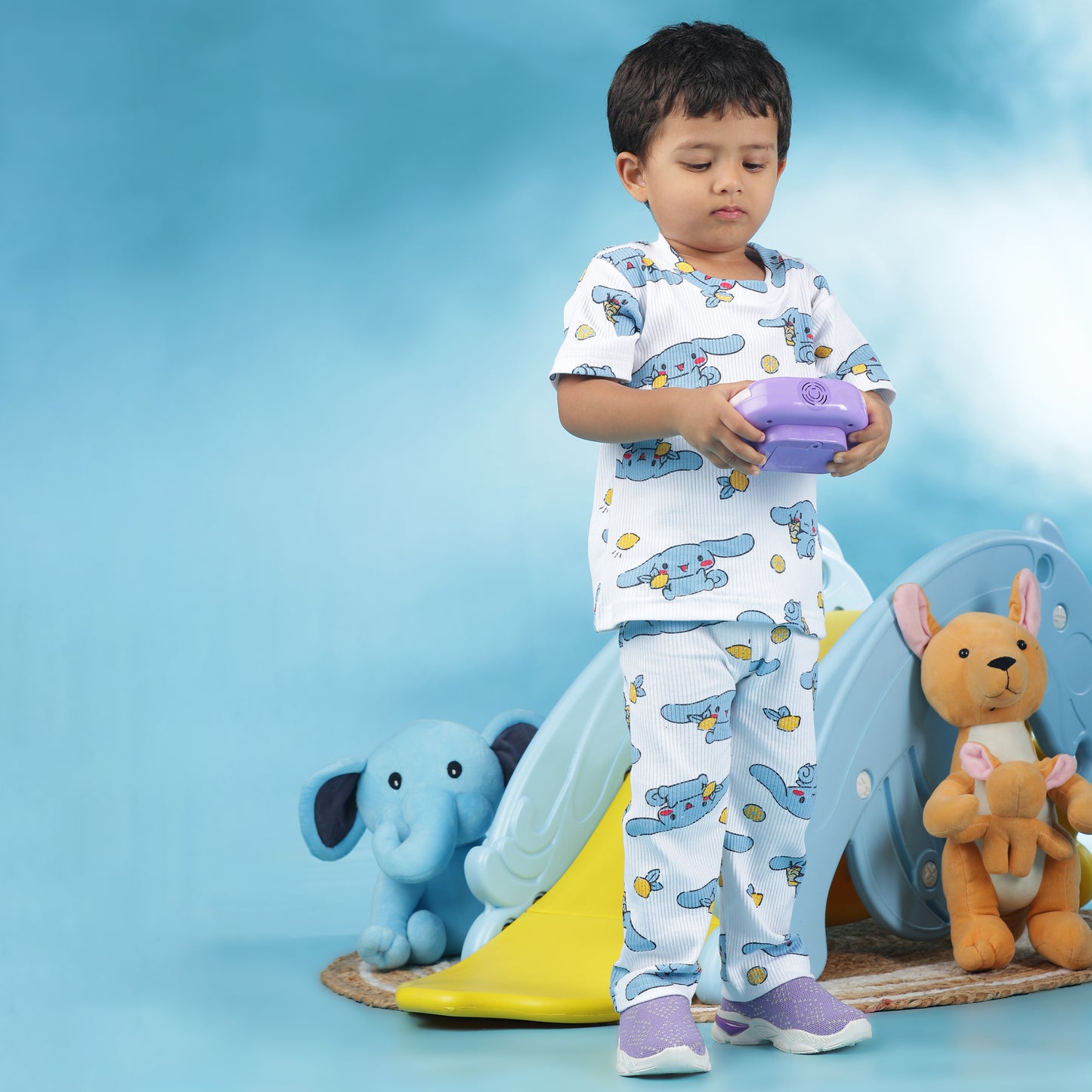 Coord Set | Unisex | Ribbed Cotton | AZO Free Dyes | Bubbles
