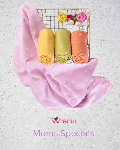 MUSLIN-MOM-TOWEL -ROSEBUD CHARM