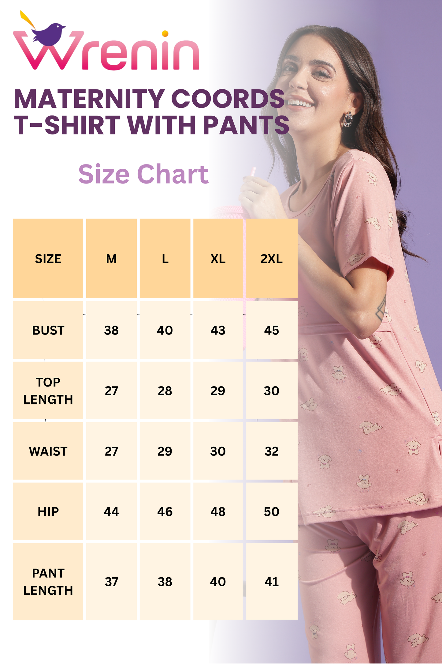 MATERNITY COORDS | ZIPLESS T-SHIRT WITH PANTS |SPUN |INTRODUCTORY PRICE | COZY BLUS