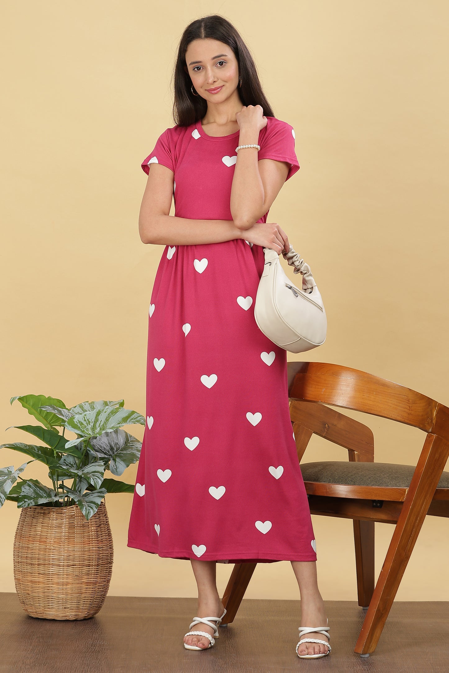 ZIPLESS MATERNITY WEAR SHORTSLEEVE - BUMP IN LOVE MAXI