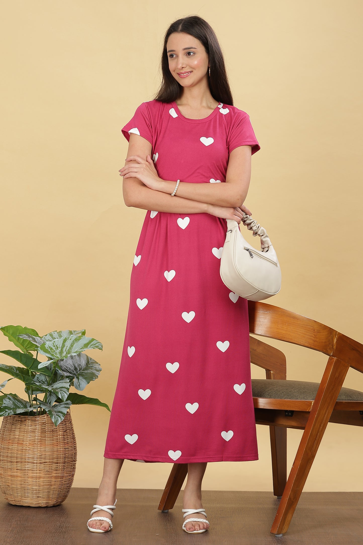 ZIPLESS MATERNITY WEAR SHORTSLEEVE - BUMP IN LOVE MAXI