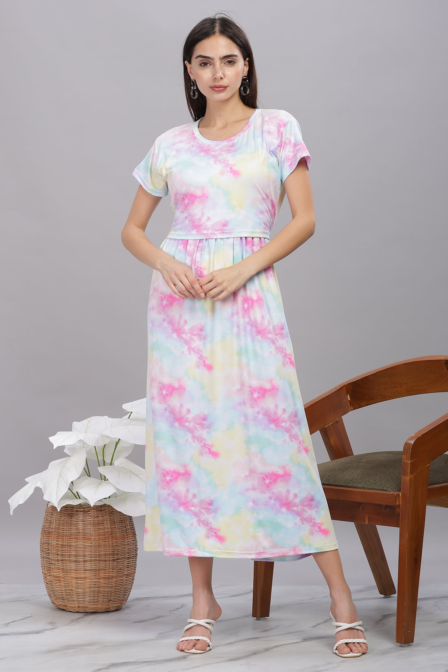 ZIPLESS MATERNITY WEAR SHORTSLEEVE - COTTON CANDY CHARM