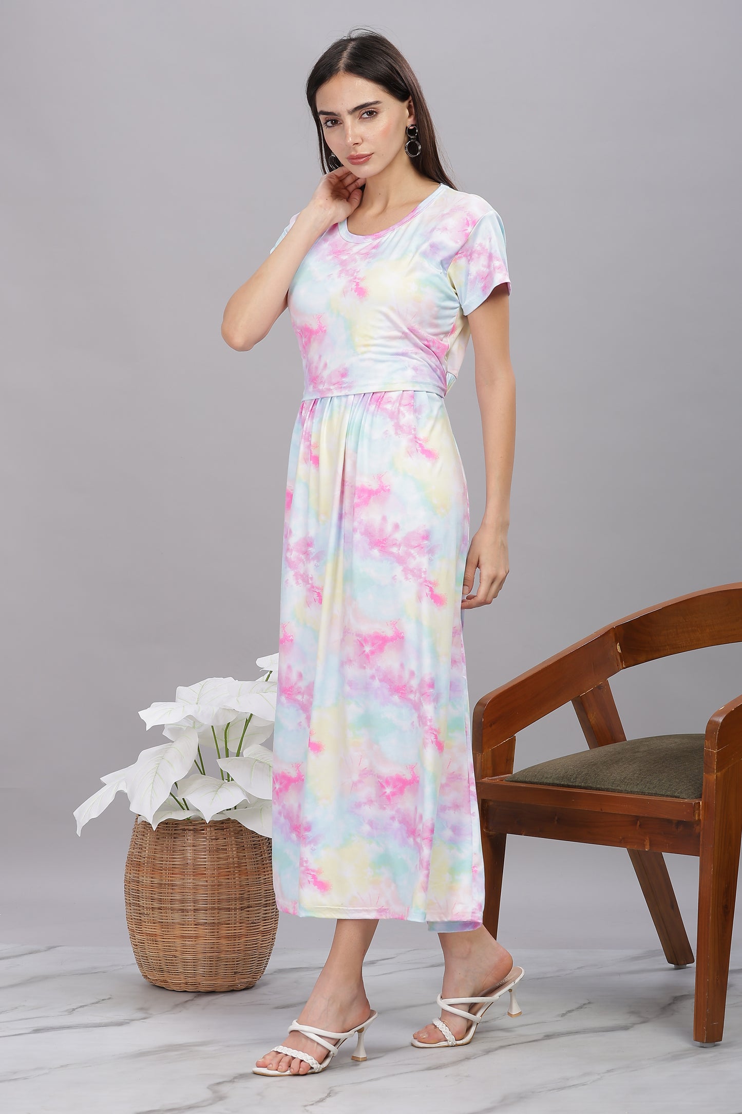 ZIPLESS MATERNITY WEAR SHORTSLEEVE - COTTON CANDY CHARM