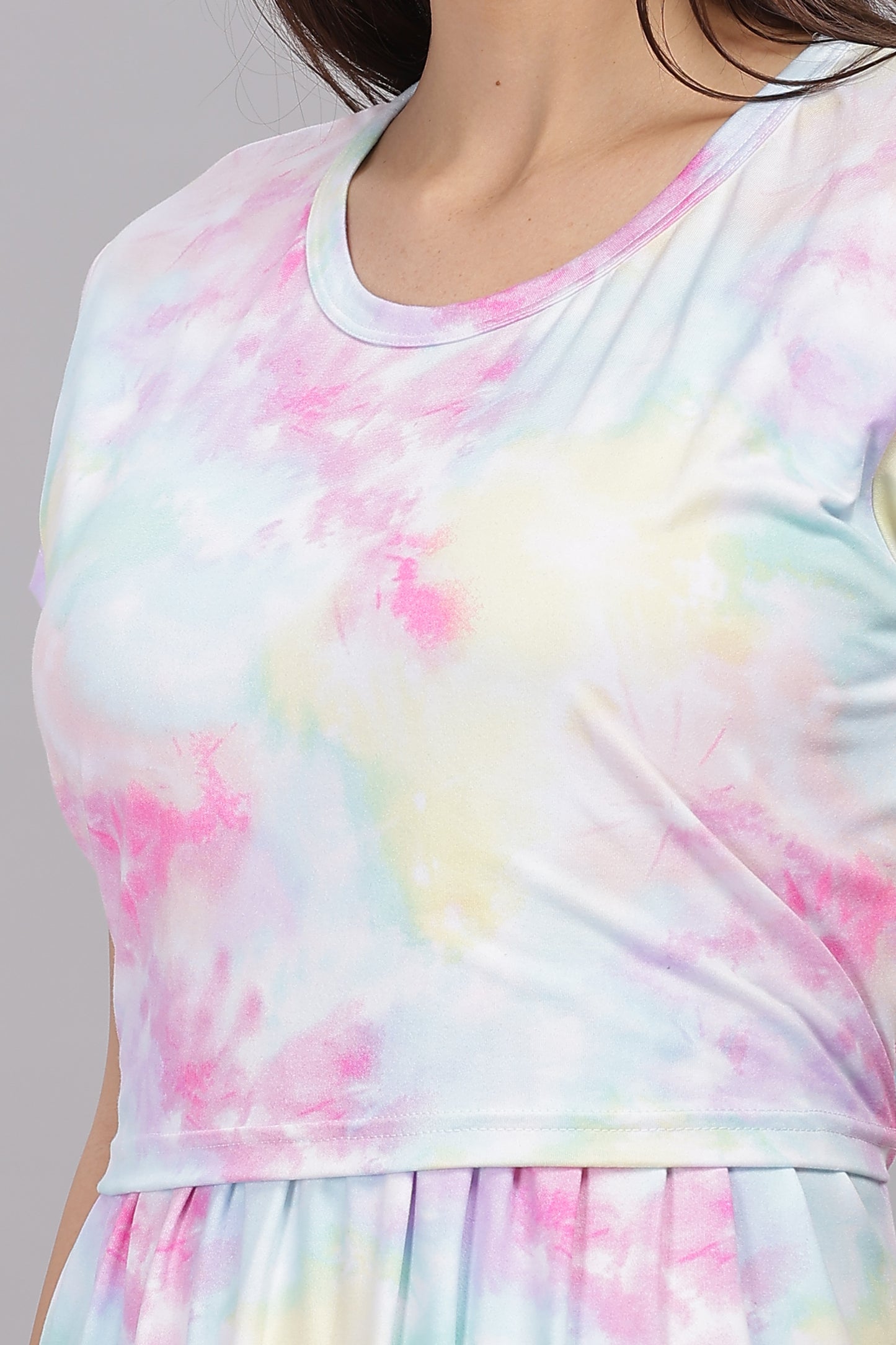 ZIPLESS MATERNITY WEAR SHORTSLEEVE - COTTON CANDY CHARM