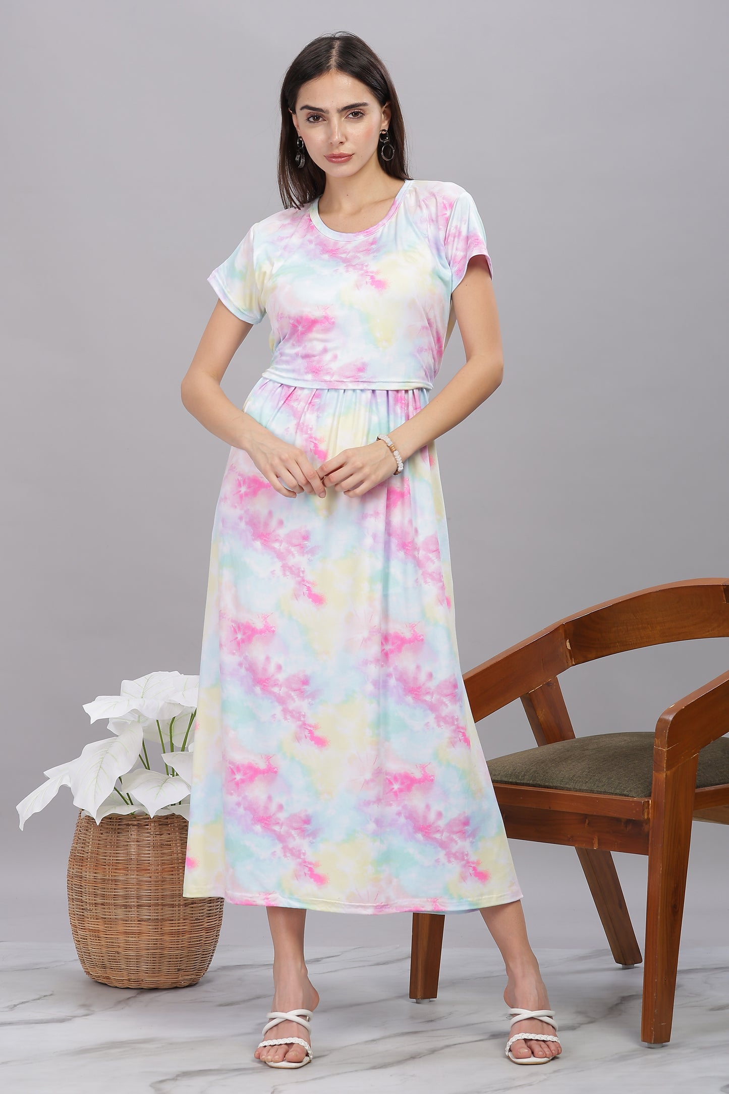 ZIPLESS MATERNITY WEAR SHORTSLEEVE - COTTON CANDY CHARM