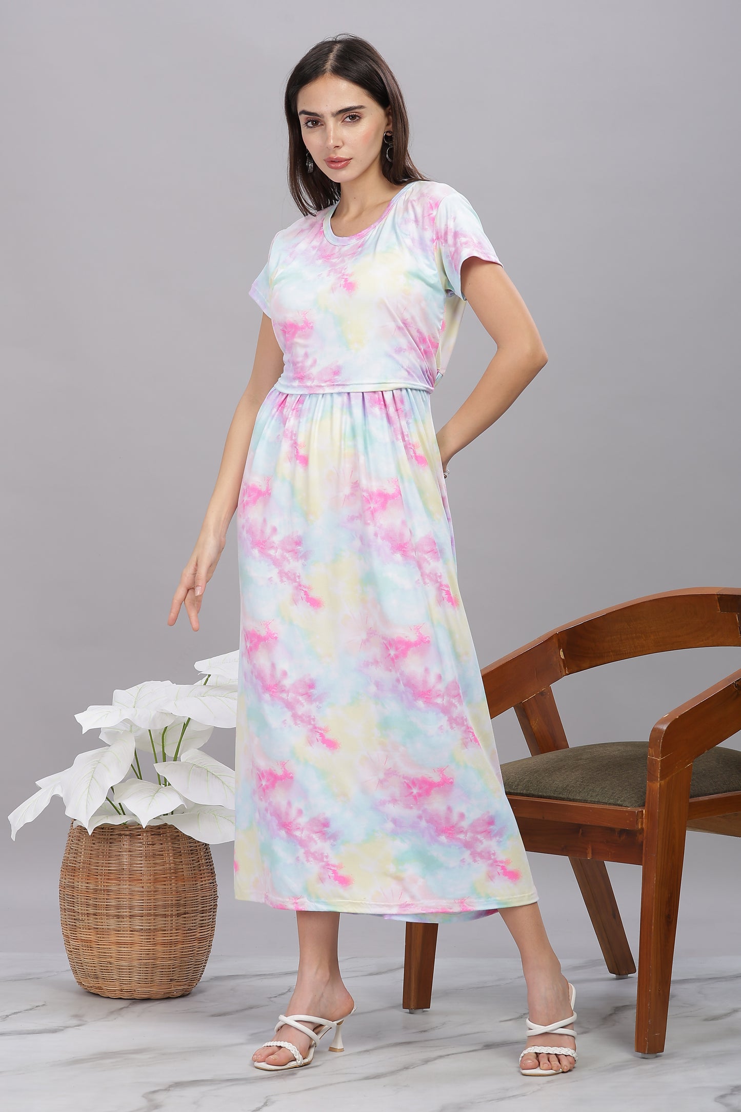 ZIPLESS MATERNITY WEAR SHORTSLEEVE - COTTON CANDY CHARM