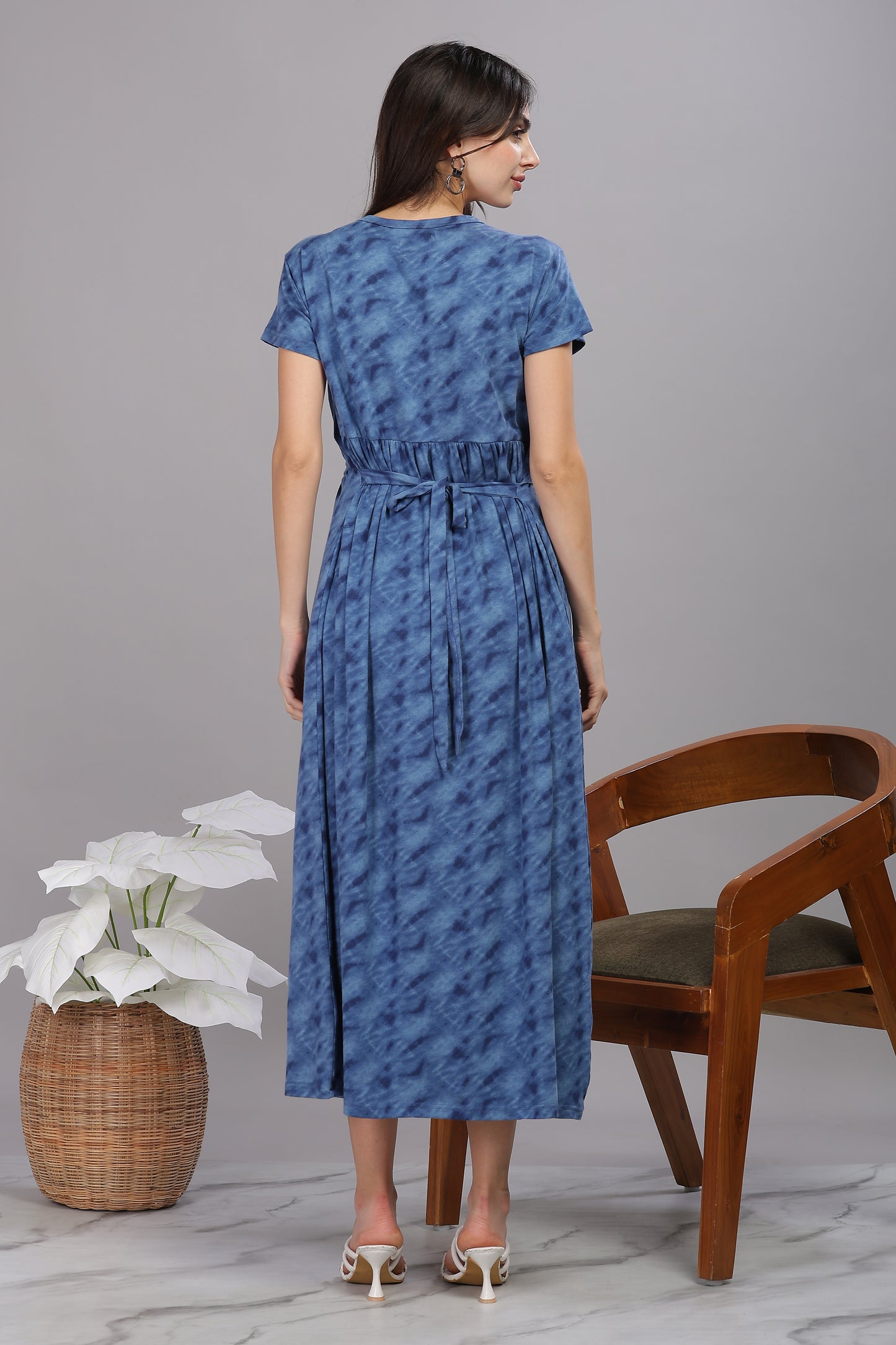ZIPLESS MATERNITY WEAR SHORTSLEEVE - TWILIGHT BREEZE