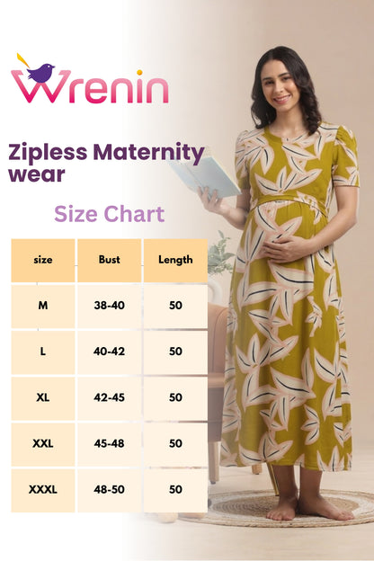 ZIPLESS MATERNITY WEAR | KNITTED COTTON | BUTTERY SOFT | OLIVEA